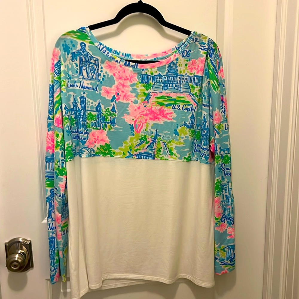 Women’s Lily Pulitzer long sleeve shirt size XL!